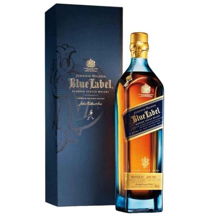 Compra el exclusivo Jhonnie Walker Etiqueta Azul  50 Años de la mejor calidad