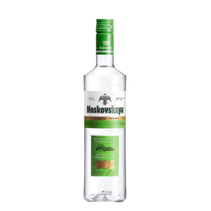 Compra el exclusivo Vodka Moskovskaya 0.70 de la mejor calidad