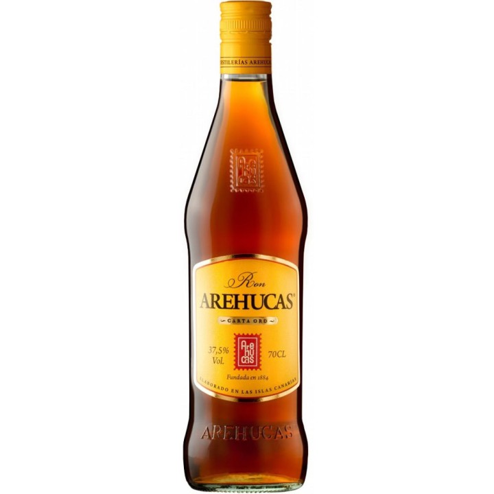 Compra el exclusivo Ron Arehucas Oro 0,70 cl de la mejor calidad